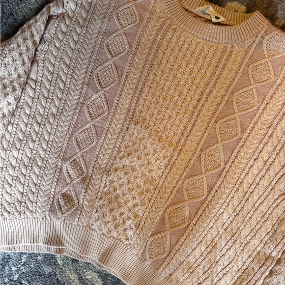 Back Beat Co. Light Pink Cable Knit Sweater - Picture 5 of 6